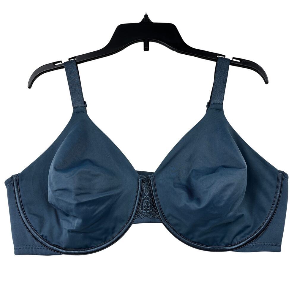 Vanity‎ Fair Bra Size 44DD Blue Beauty Back Full Figure Underwire Minimizer